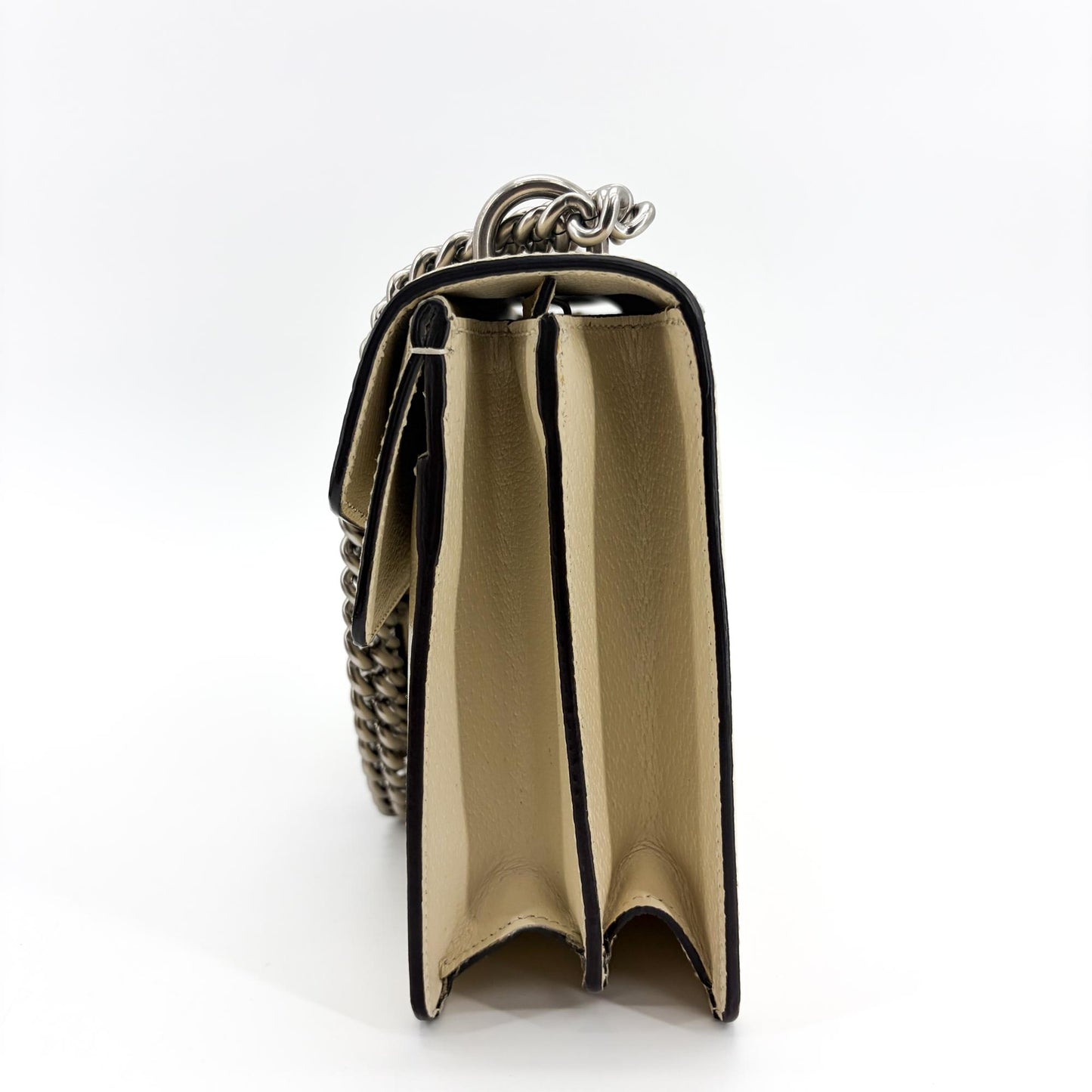 Gucci Dionysus Small Leather Shoulder Bag Ivory