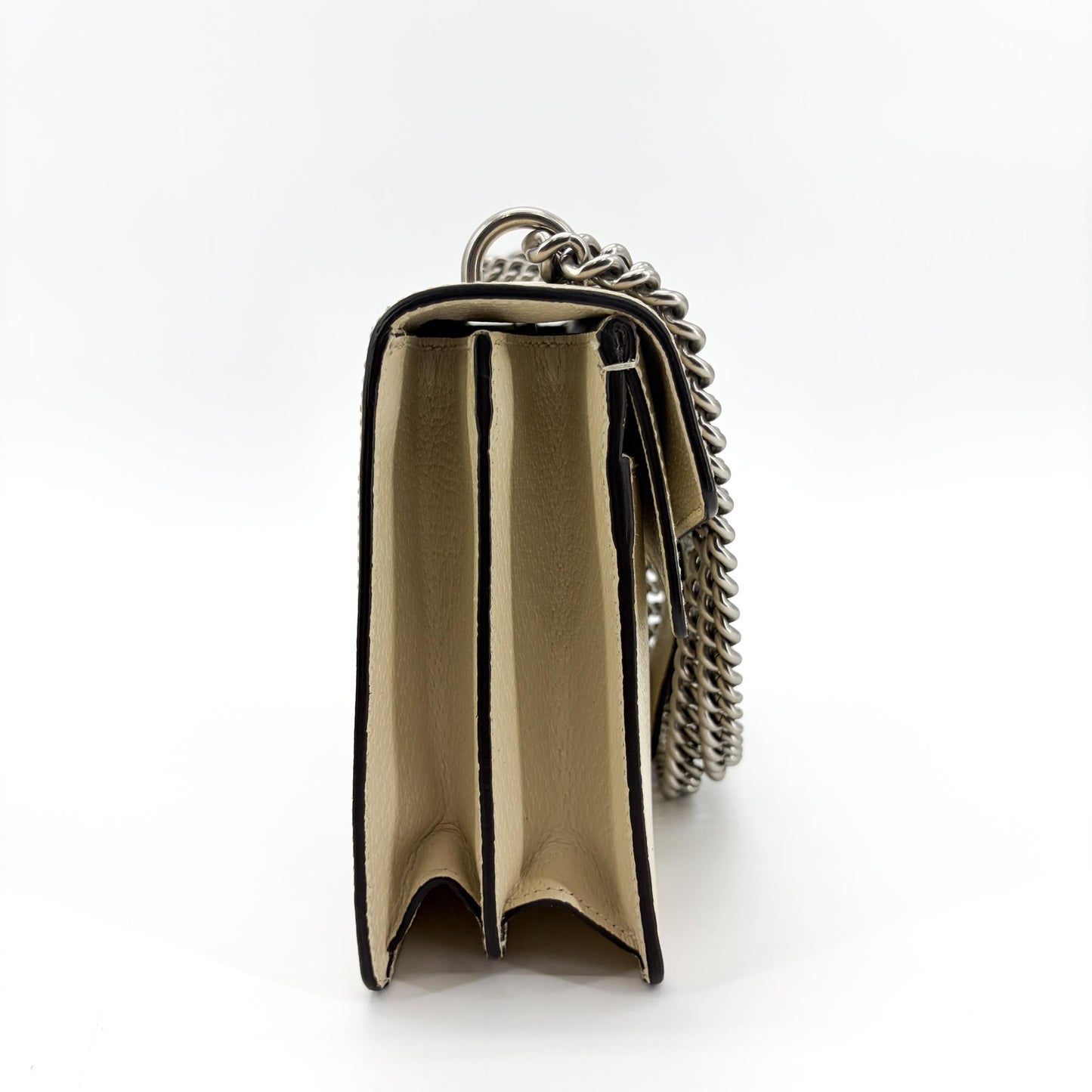 Gucci Dionysus Small Leather Shoulder Bag Ivory