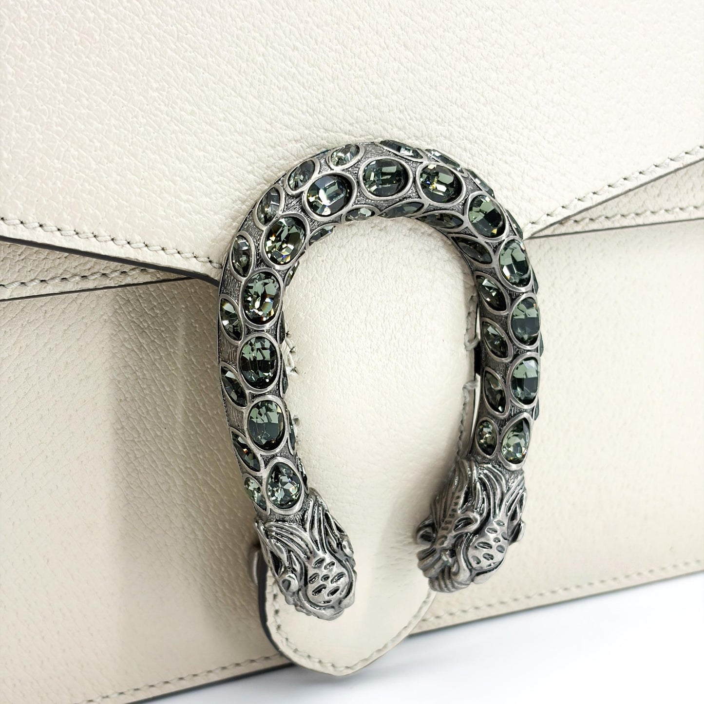 Gucci Dionysus Small Leather Shoulder Bag Ivory