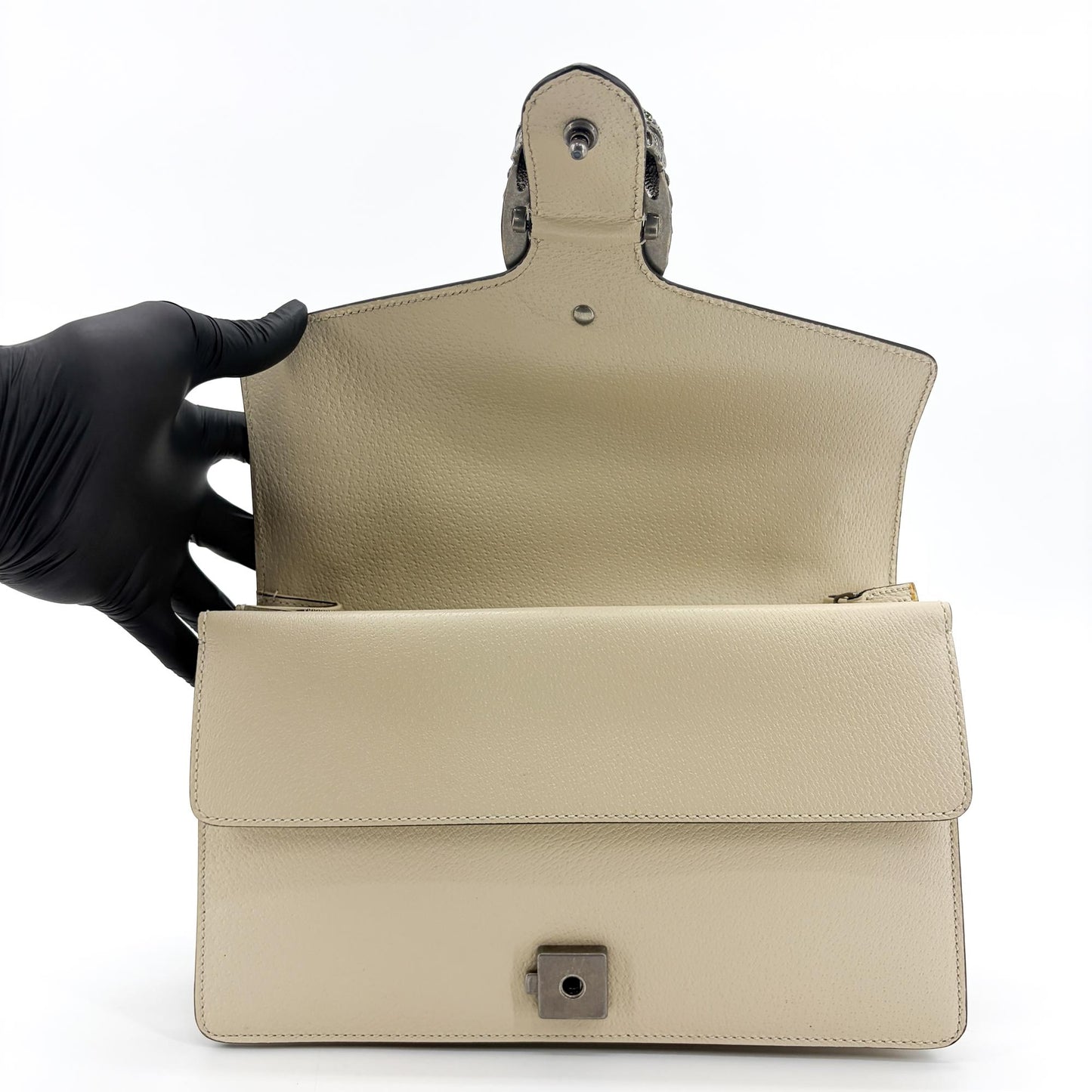 Gucci Dionysus Small Leather Shoulder Bag Ivory