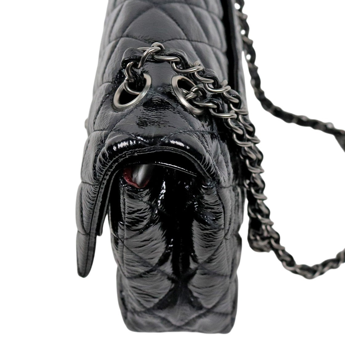 Chanel Black Medium Faded Classic Shoulder Bag
