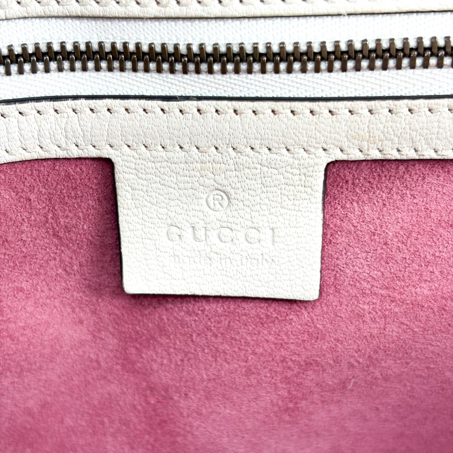 Gucci Medium Totem Shoulder Bag White