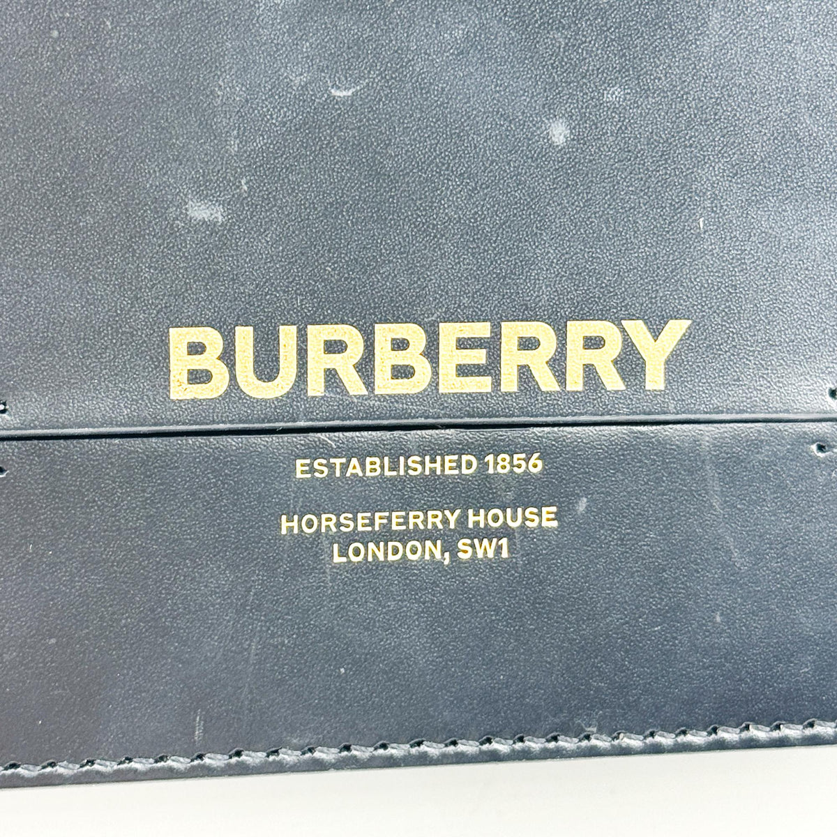 Burberry Horseferry Print Mini Grace Leather Crossbody Bag Black