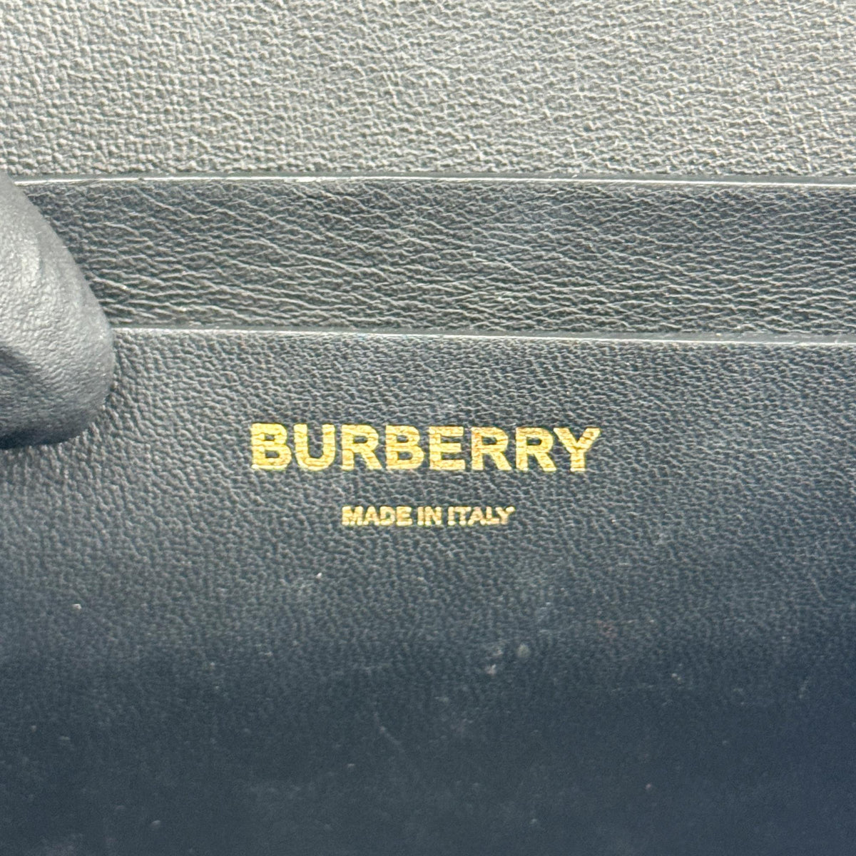 Burberry Horseferry Print Mini Grace Leather Crossbody Bag Black