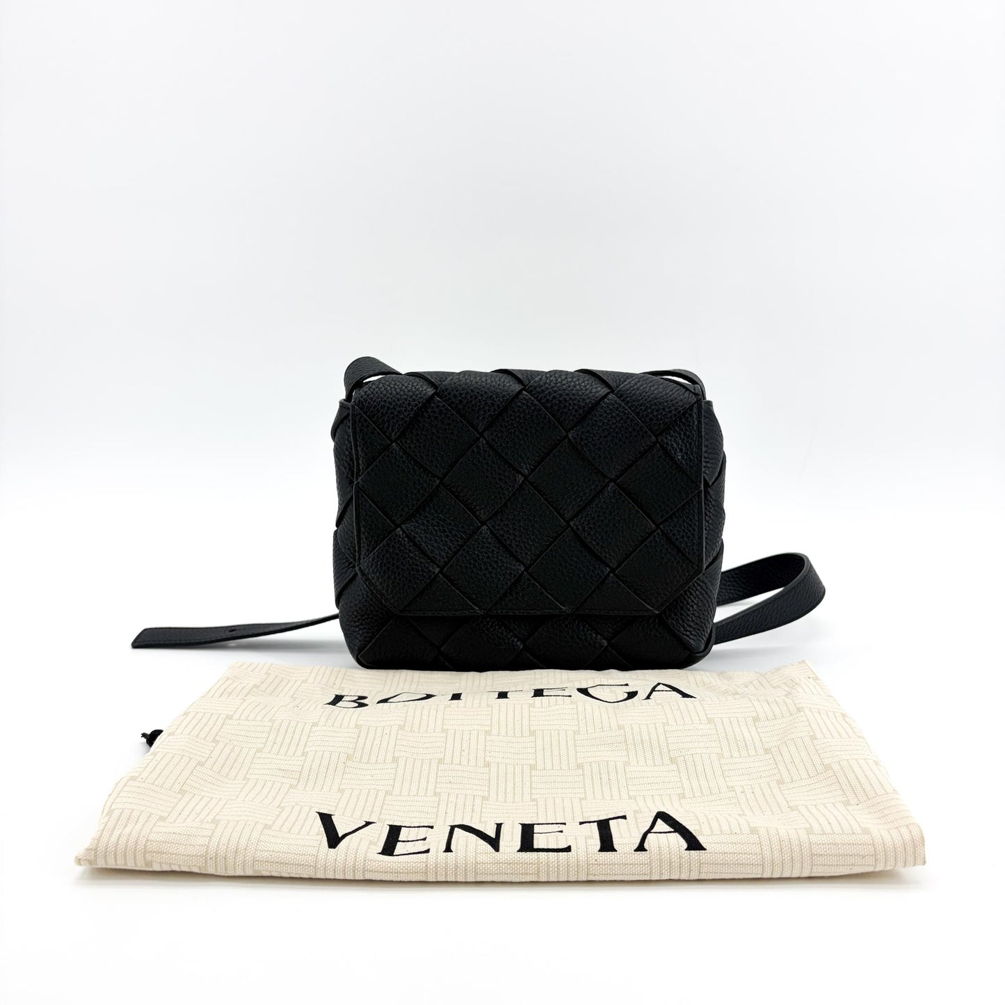 Bottega Veneta Small Cobble Shoulder Bag Black