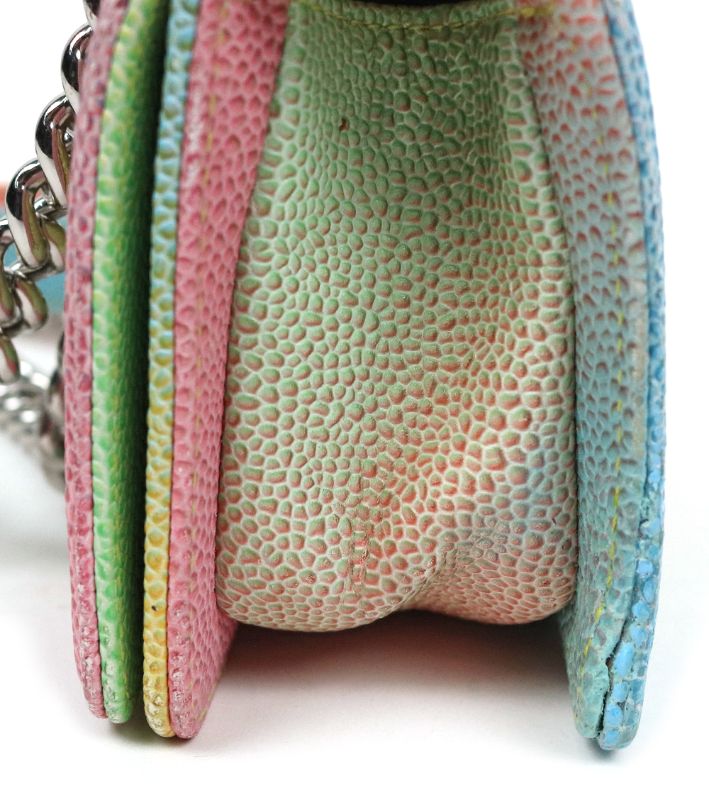 Chanel Rainbow Mini Caviar Boy Bag