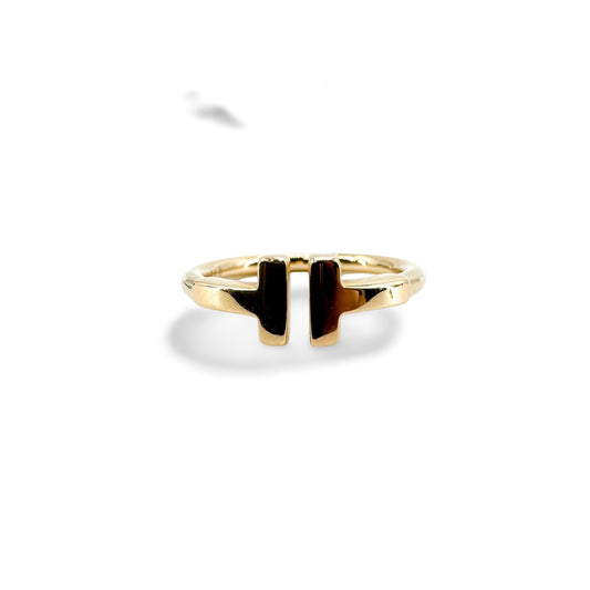 Tiffany & Co. T Wire Ring 18K Yellow Gold