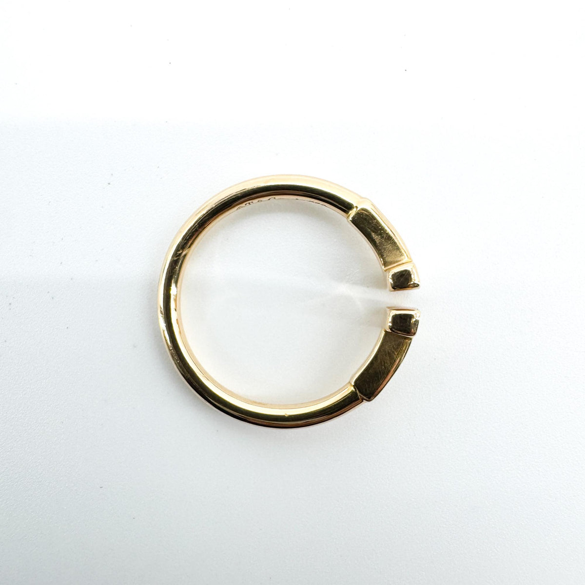 ティファニー T ワイヤー リング 18K イエローゴールド