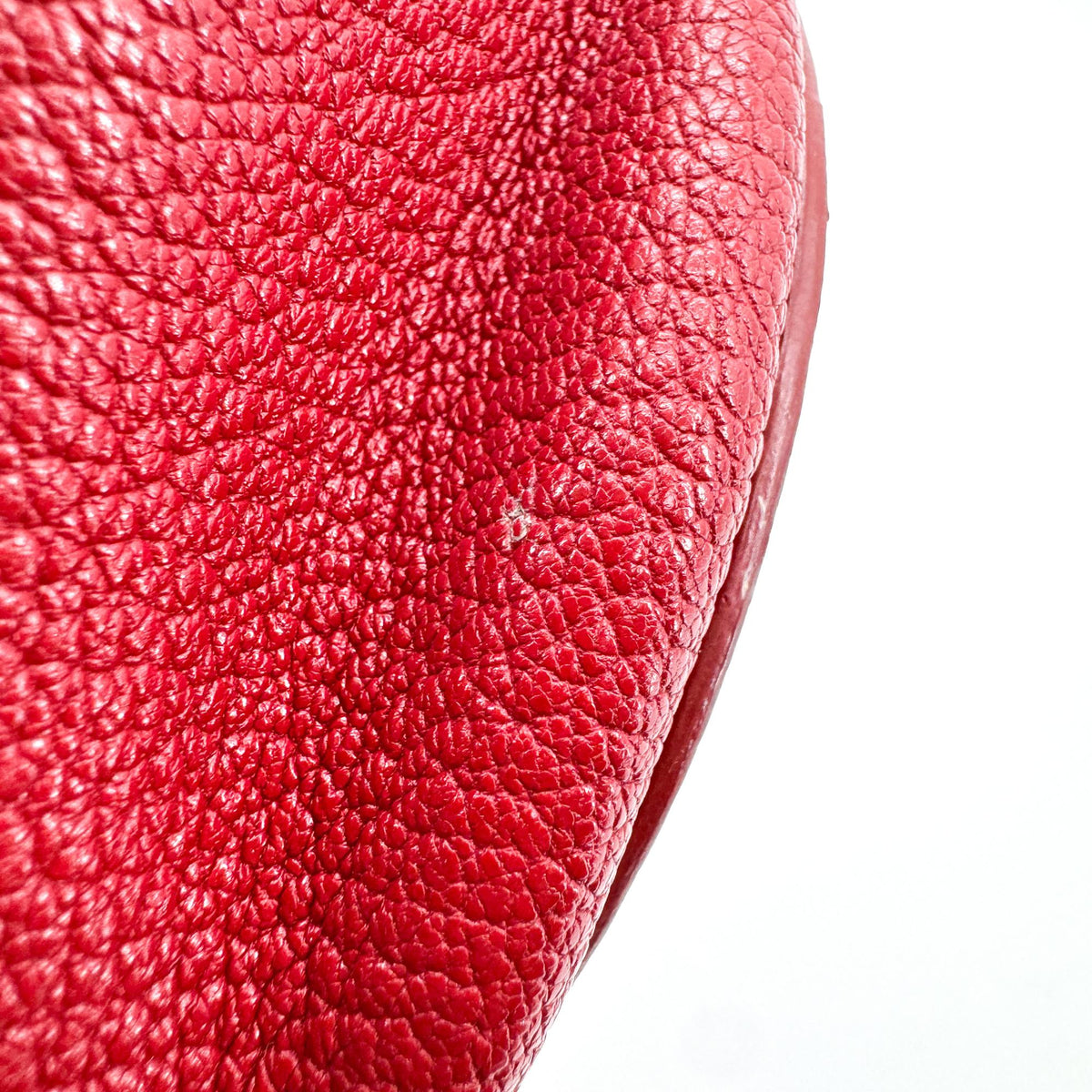 Miu Miu Vitello Leather Striped Strap Crossbody Bag Red