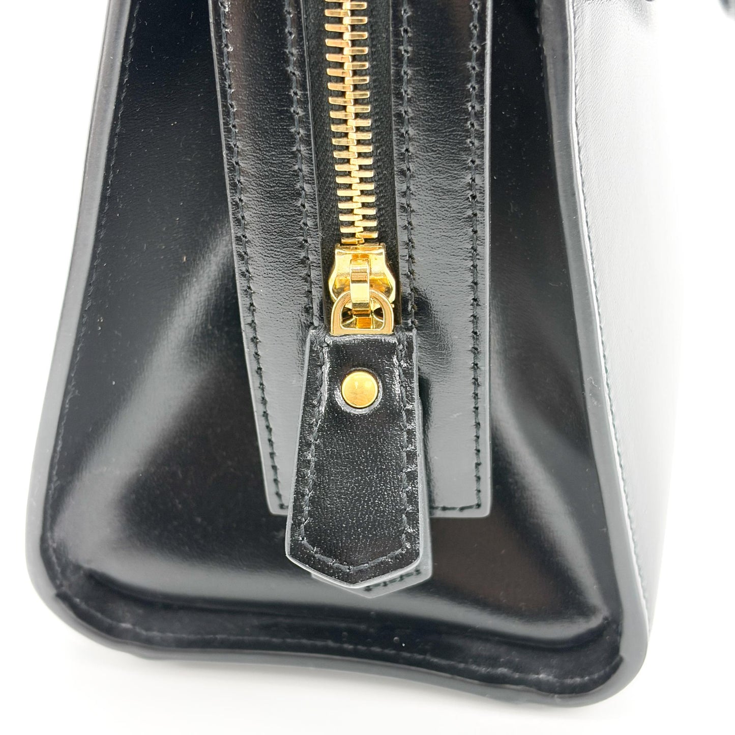 Saint Laurent Small Uptown Tote Bag Black