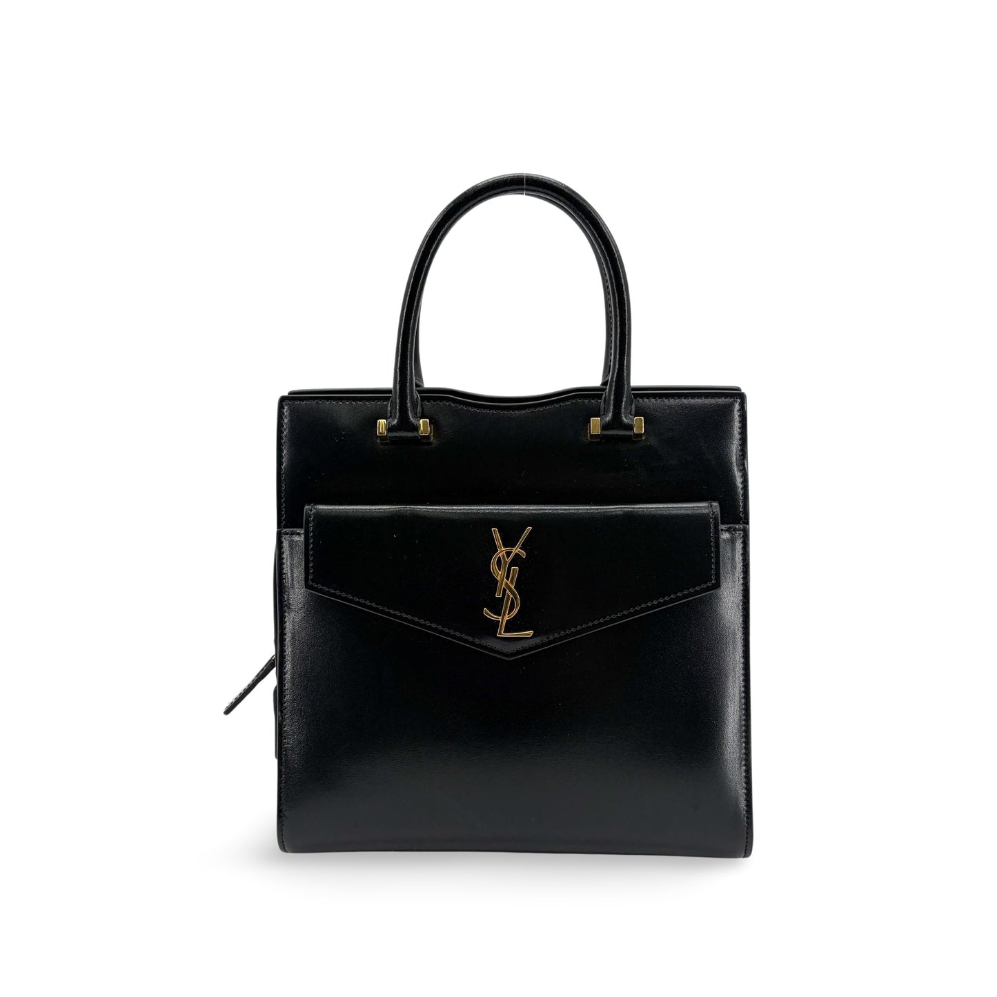 Saint Laurent Small Uptown Tote Bag Black