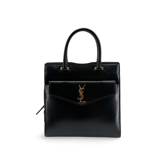 Saint Laurent Small Uptown Tote Bag Black