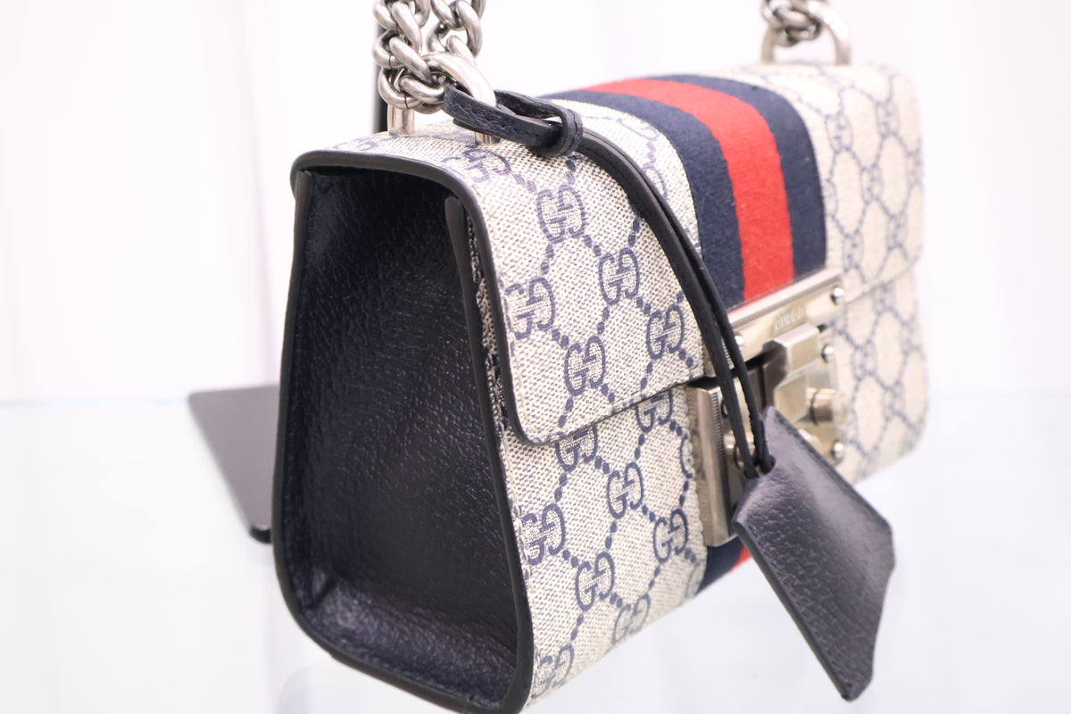 GG Supreme Padlock Small Chain Shoulder Bag 409487
