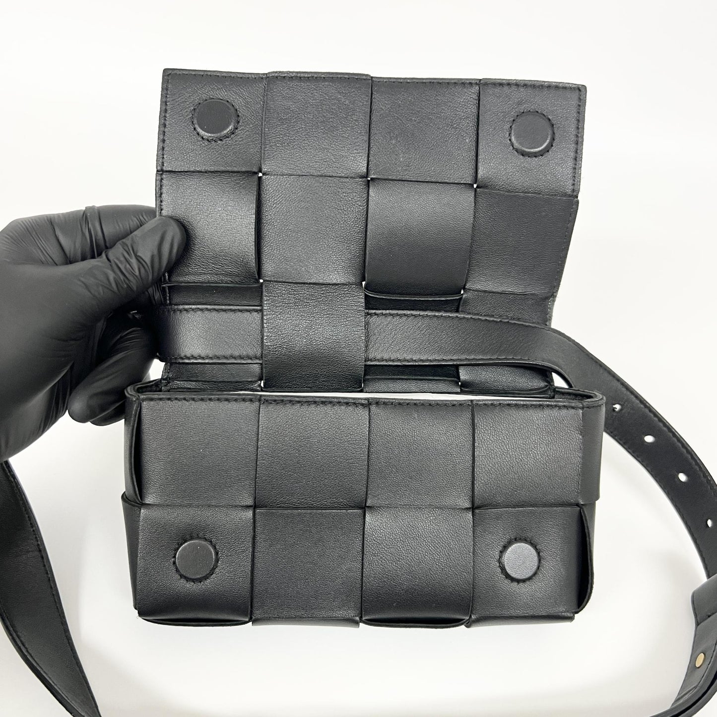 Bottega Veneta Cassette Belt Bag Black