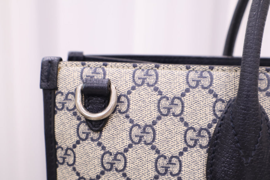 Interlocking G Logo Tote Shoulder Bag 674155