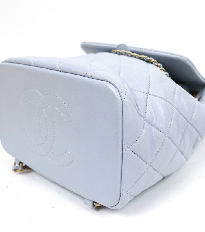Chanel Blue 19 Backpack
