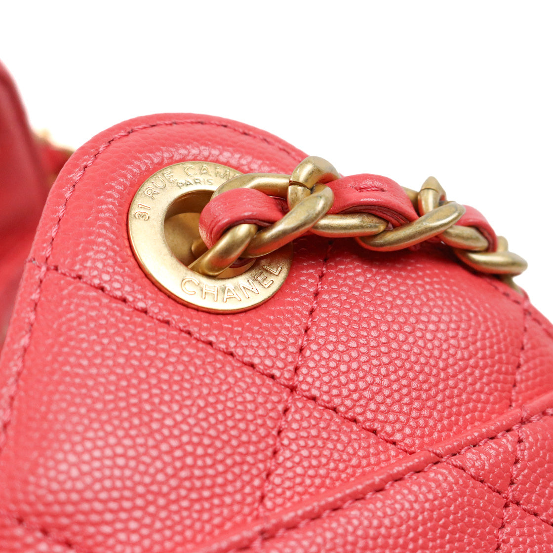 Chanel Pink Mini Caviar 25 Bag