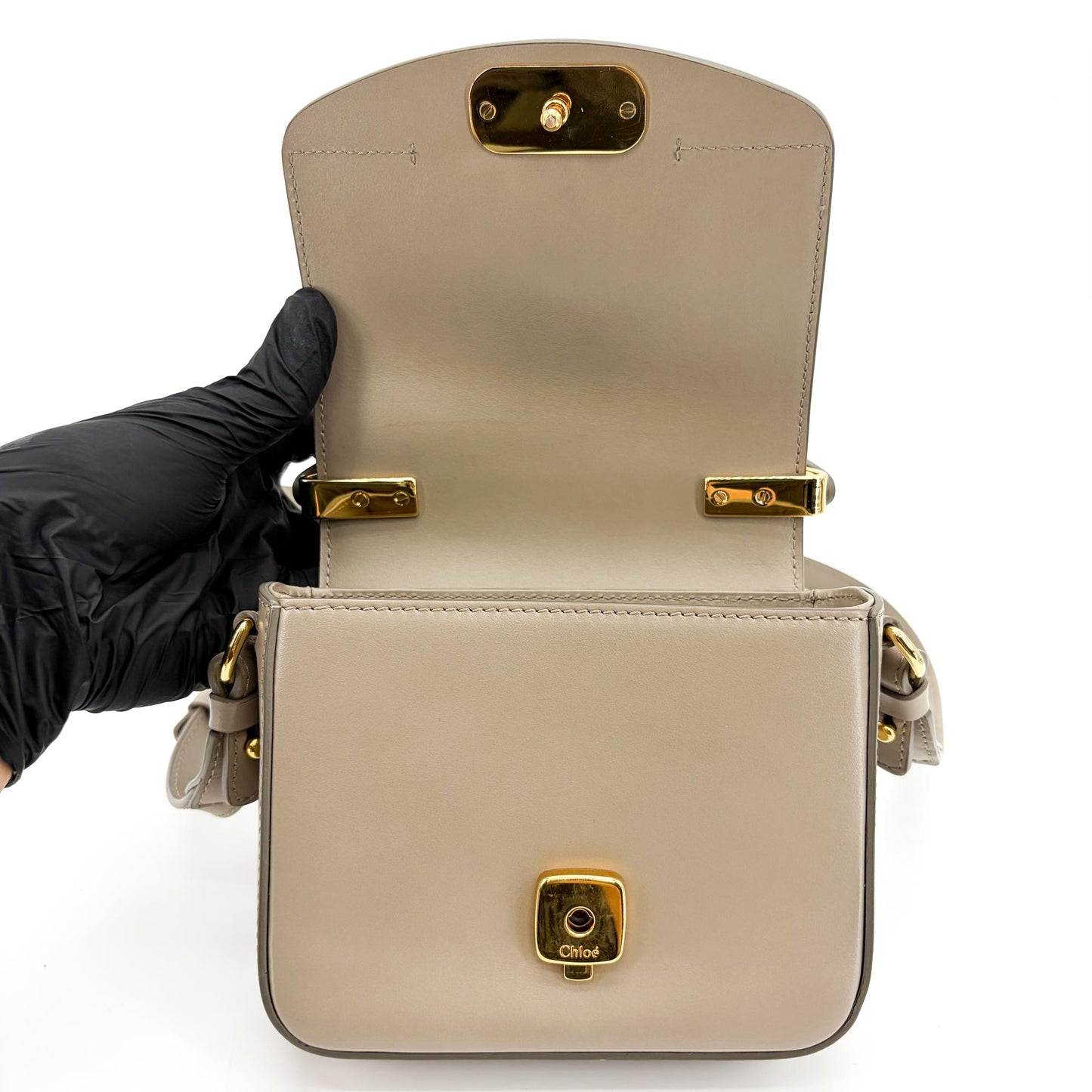Chloé C Mini Bag Moti Grey