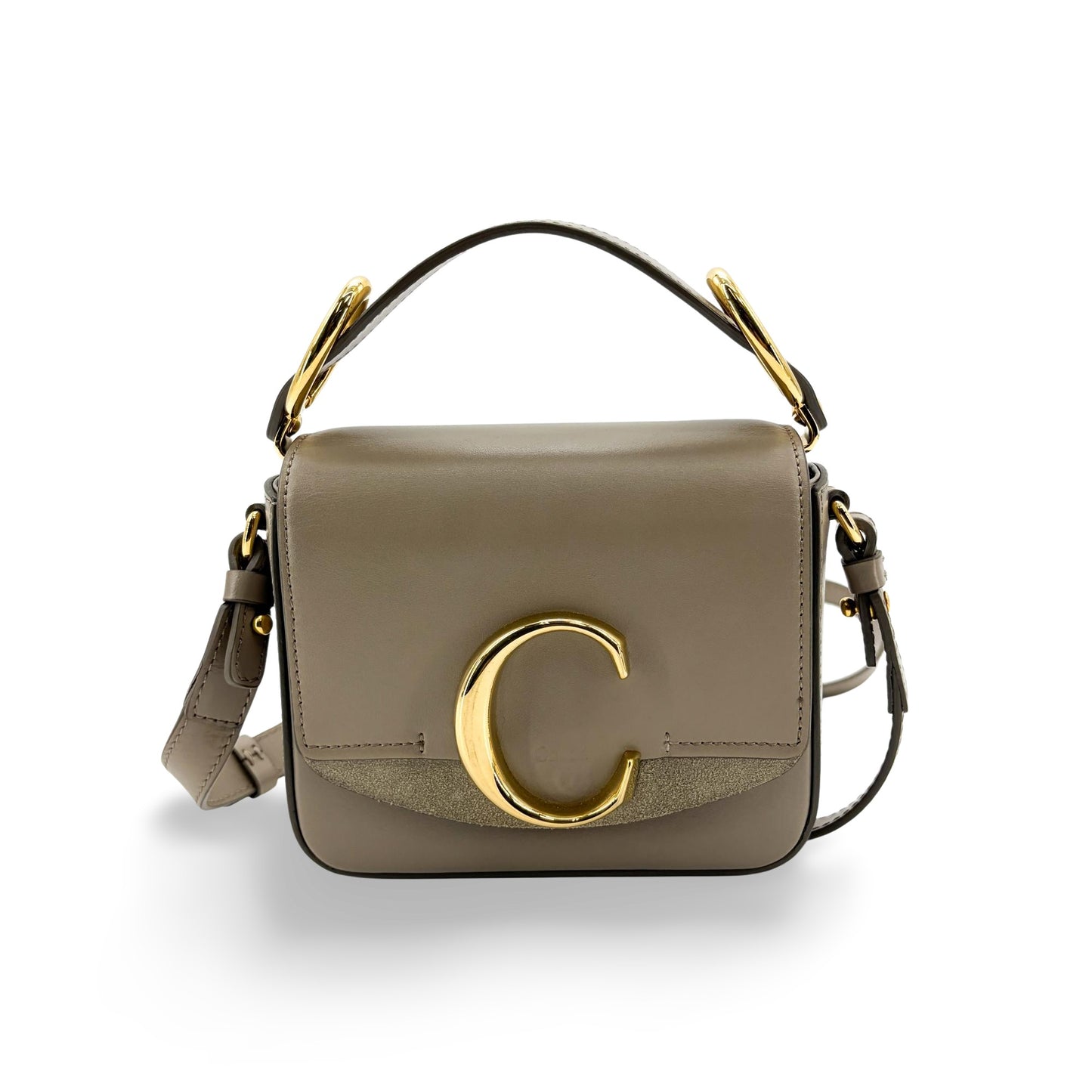 Chloé C Mini Bag Moti Grey