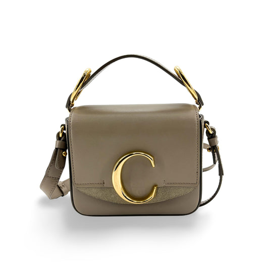 Chloé C Mini Bag Moti Grey