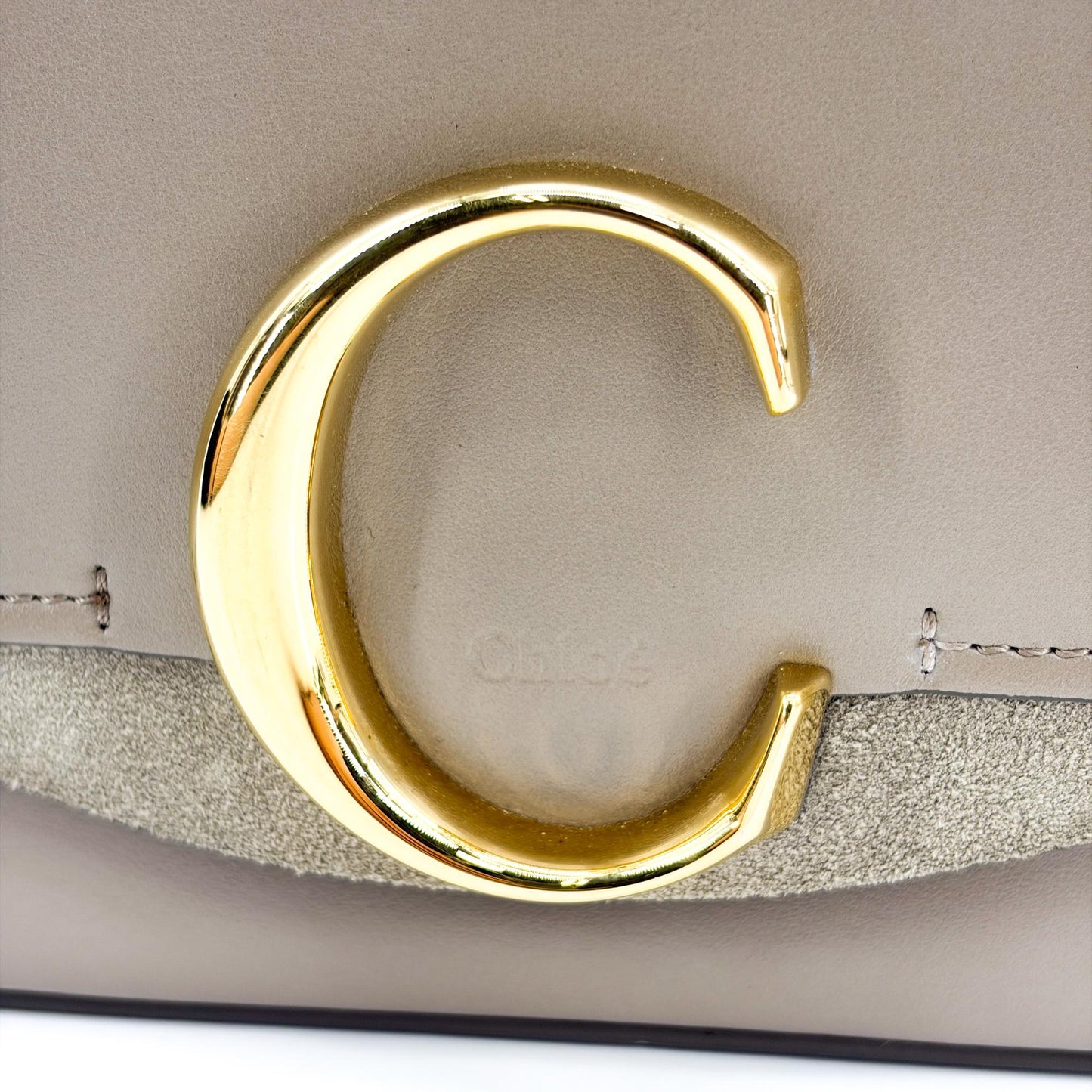 Chloé C Mini Bag Moti Grey