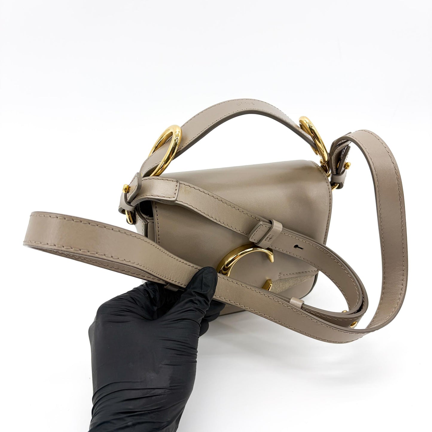 Chloé C Mini Bag Moti Grey