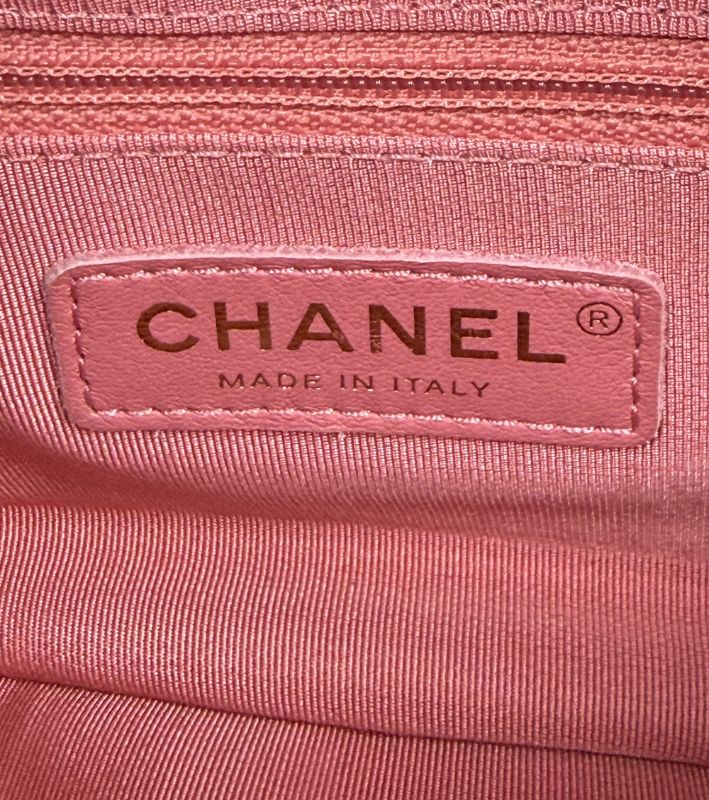 Chanel Pink Quilted Studded Big CC Camera Bag