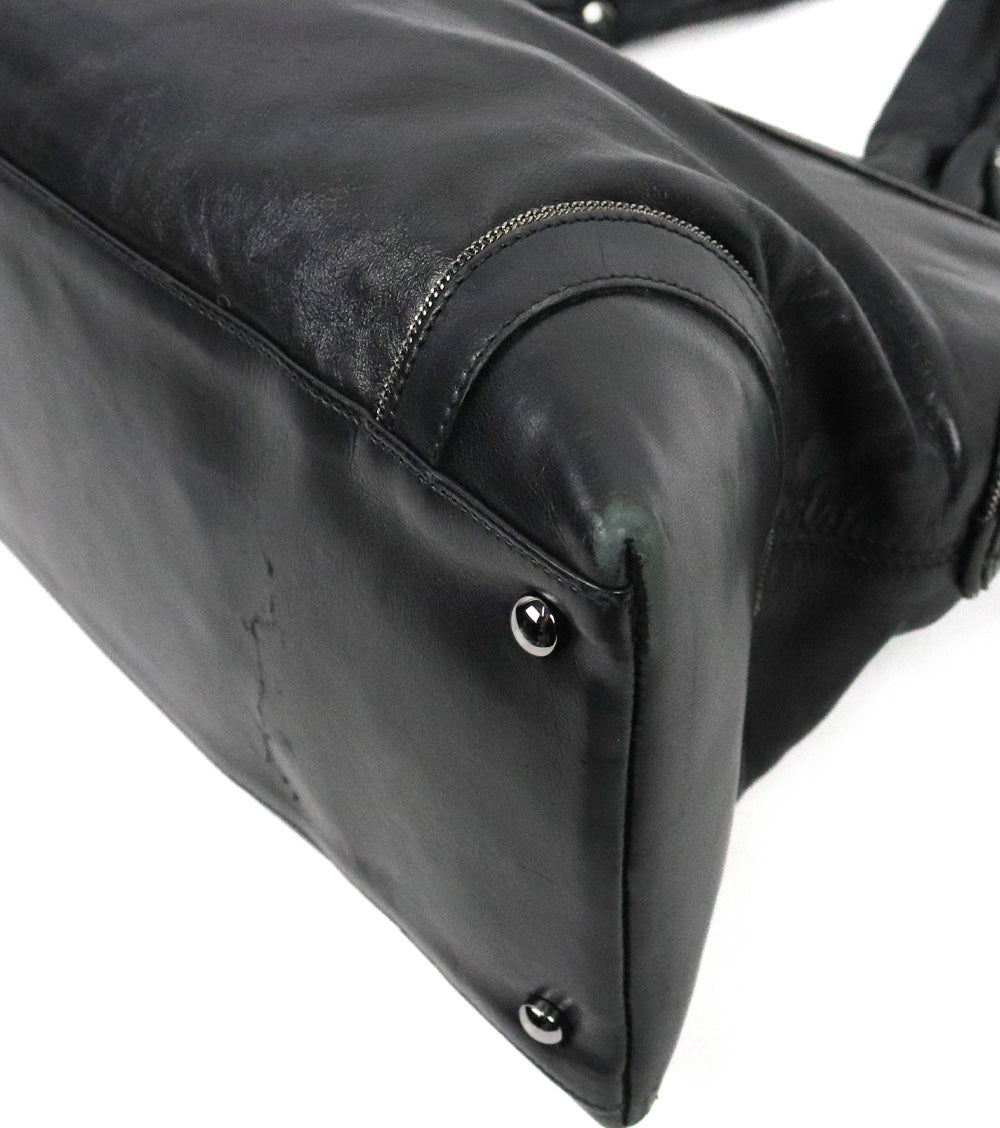 Chanel Black CC Logo Shoulder Bag