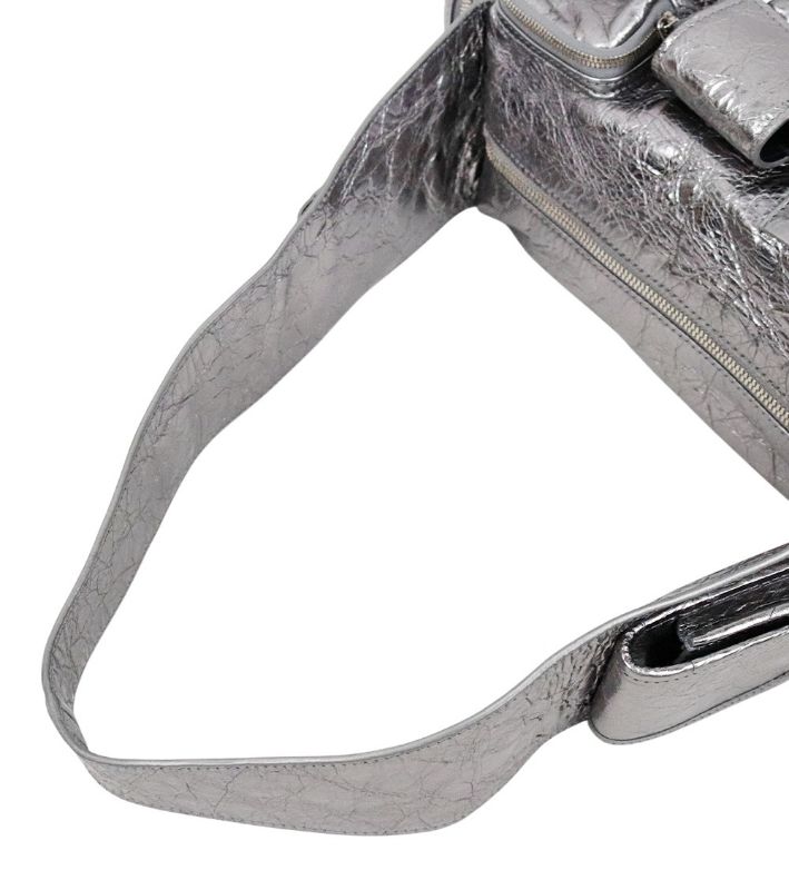 Balenciaga Silver Supervige XS Shoulder Bag
