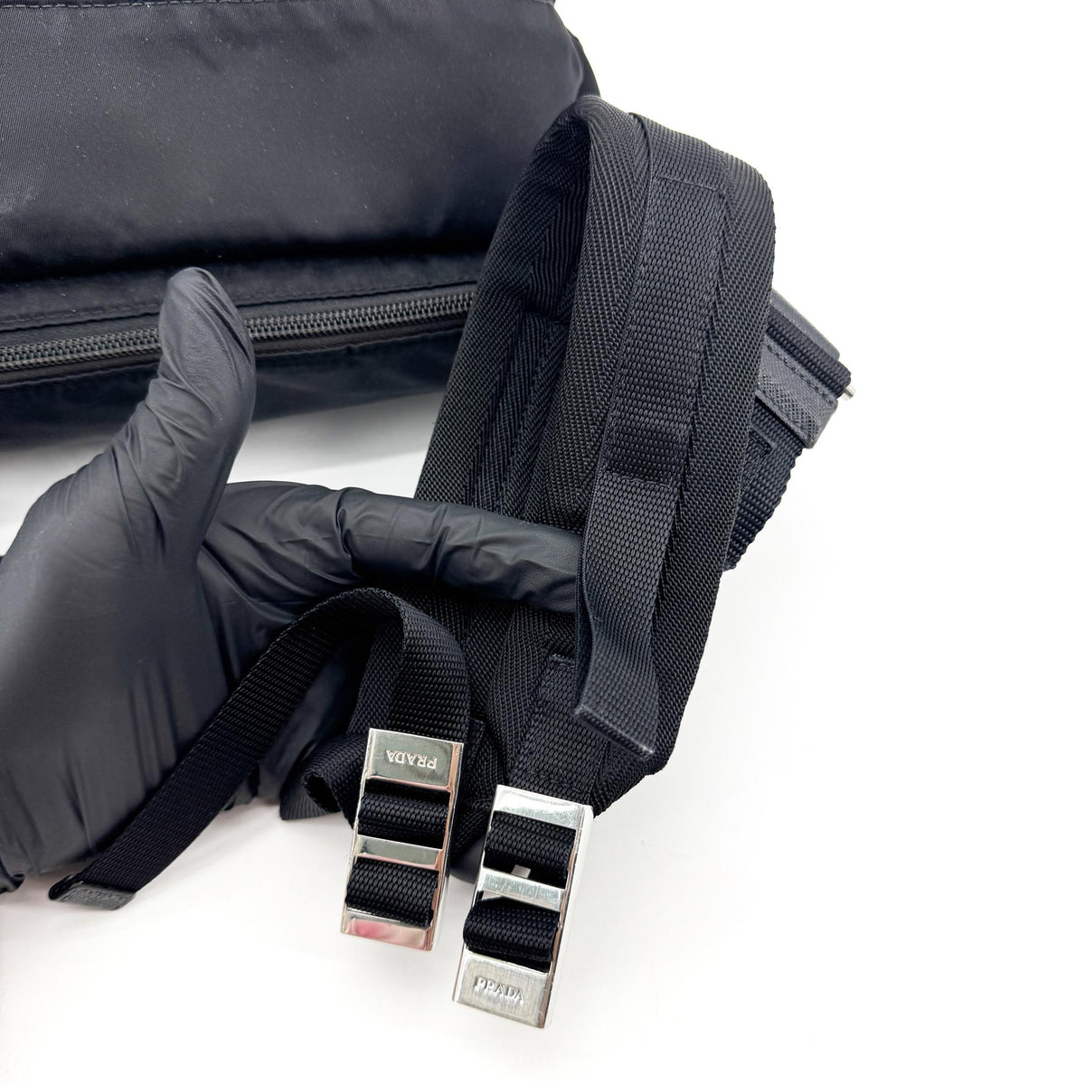 Prada Re-Ylon Belt Bag Black