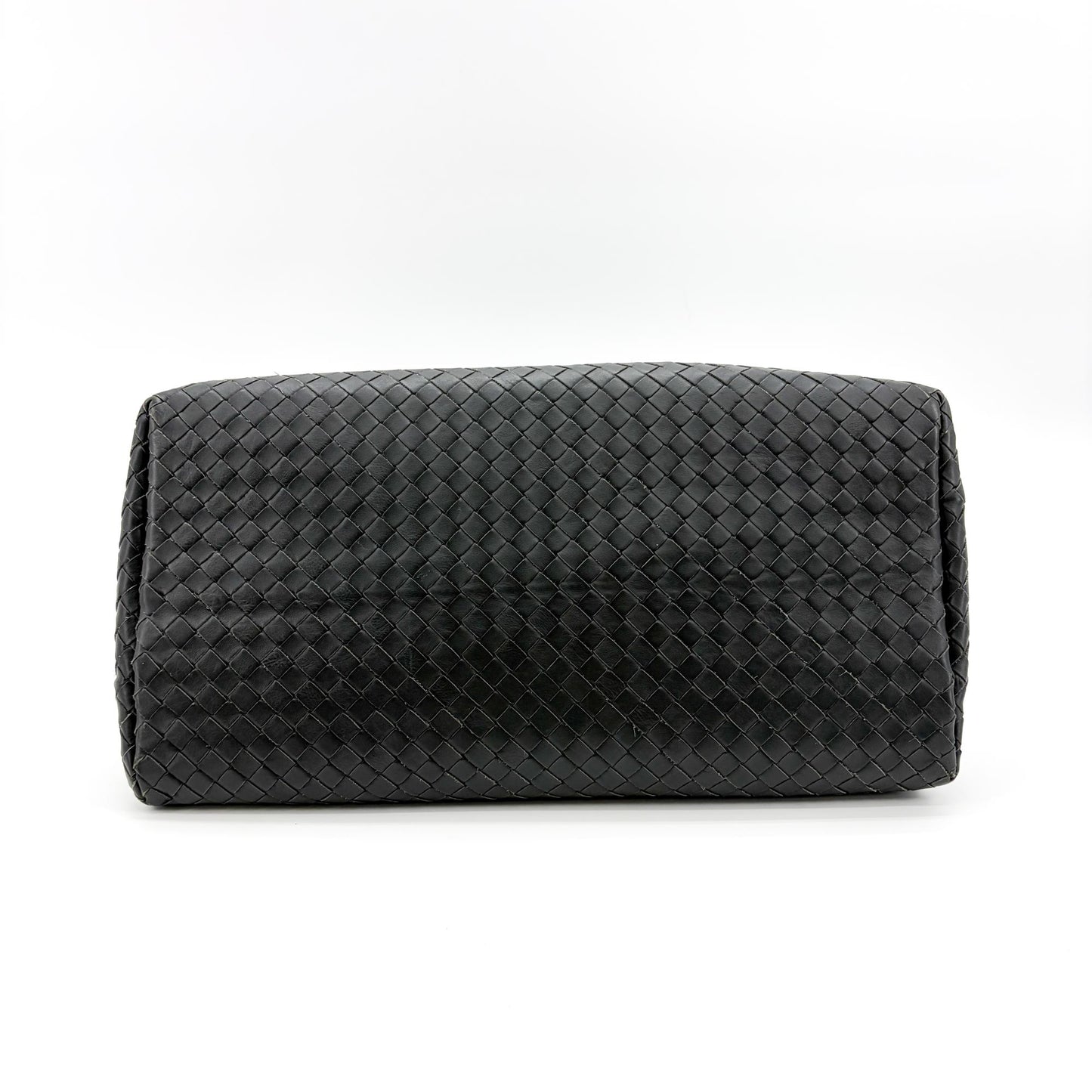 Bottega Veneta Intrecciato Roma Bag Medium Dark Grey