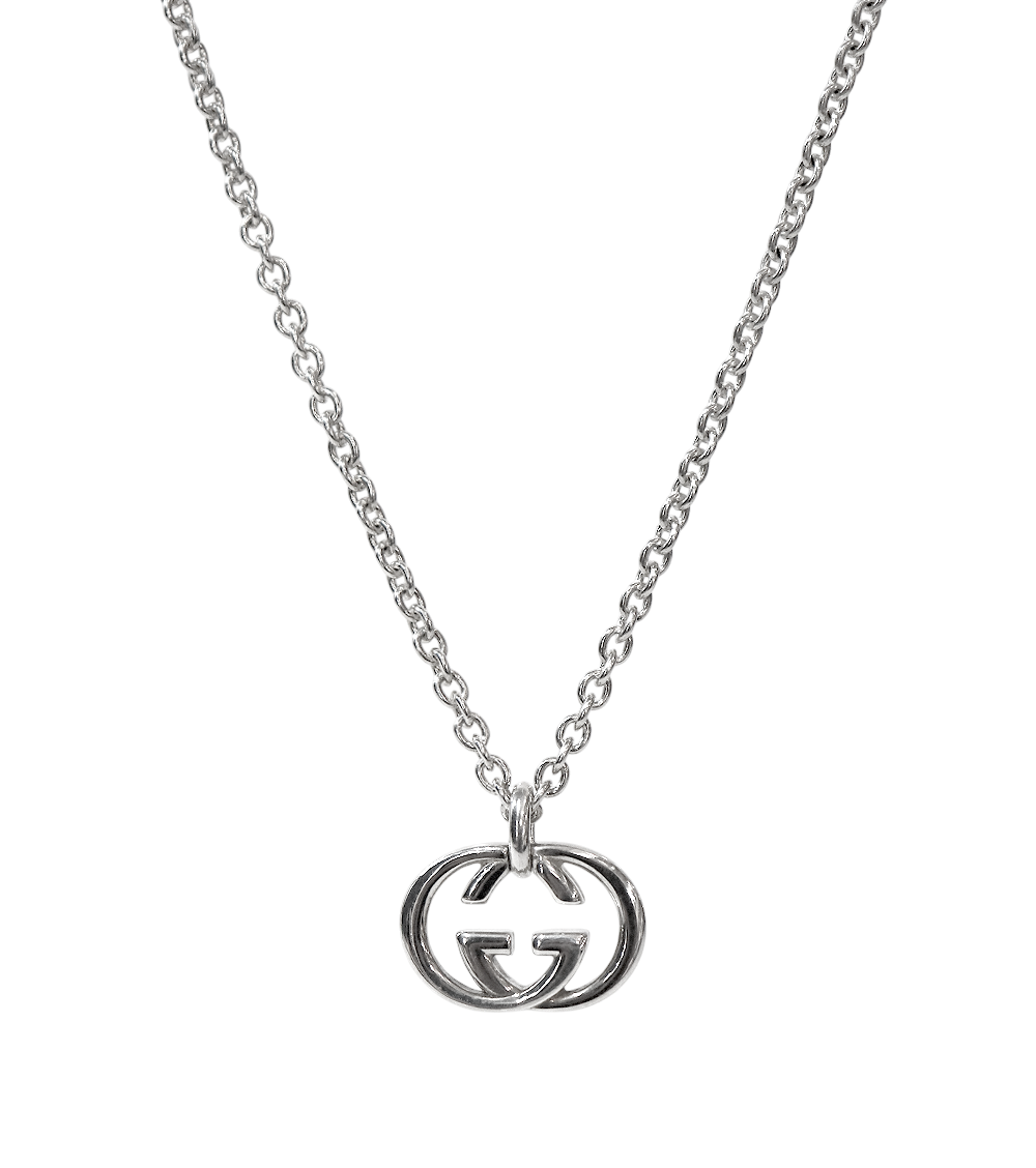 Gucci Interlocking G Silver Necklace