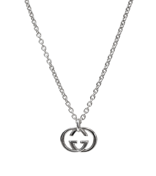 Gucci Interlocking G Silver Necklace