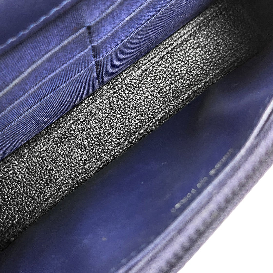Chanel Navy Lambskin WOC