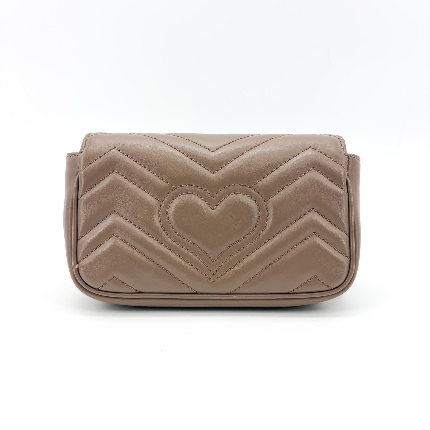 Gucci GG Marmont Super Mini Shoulder Bag Porcelain Rose