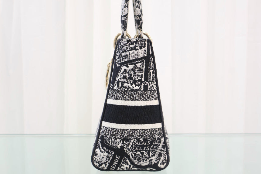 Lady D Light Medium Black Tote Bag m0565oomp