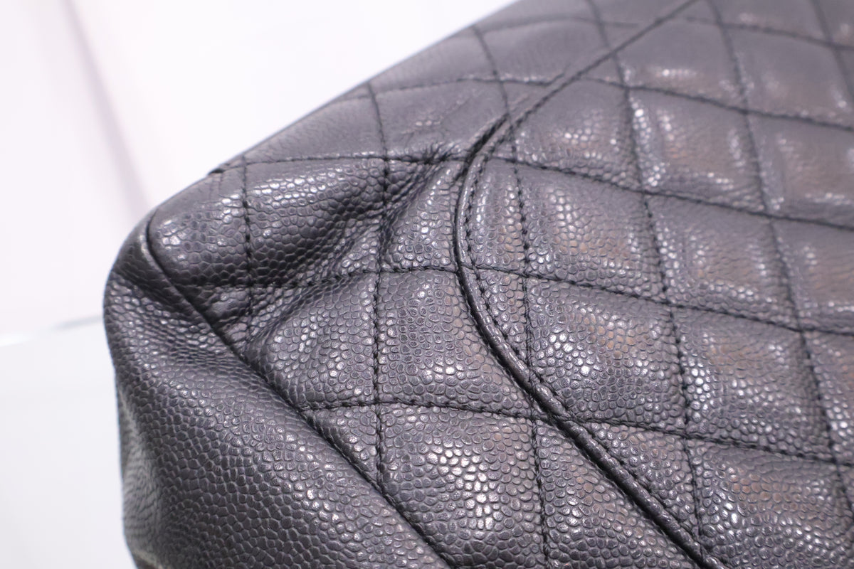 Caviar Grand Shopping Chain Tote Shoulder Bag A50995