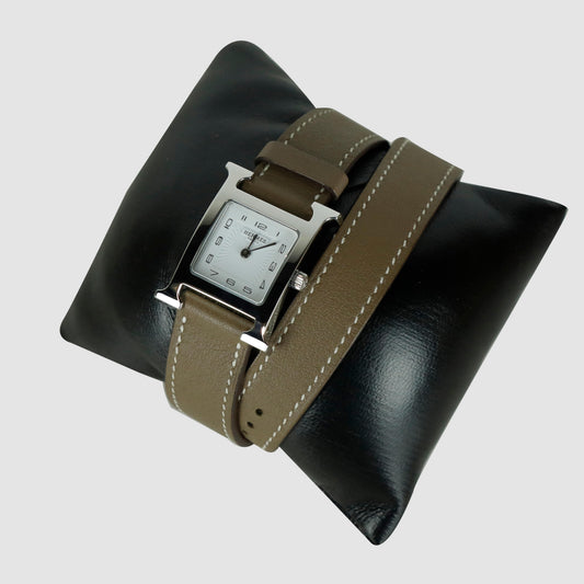 PM H Hour Double Strap Small Watch