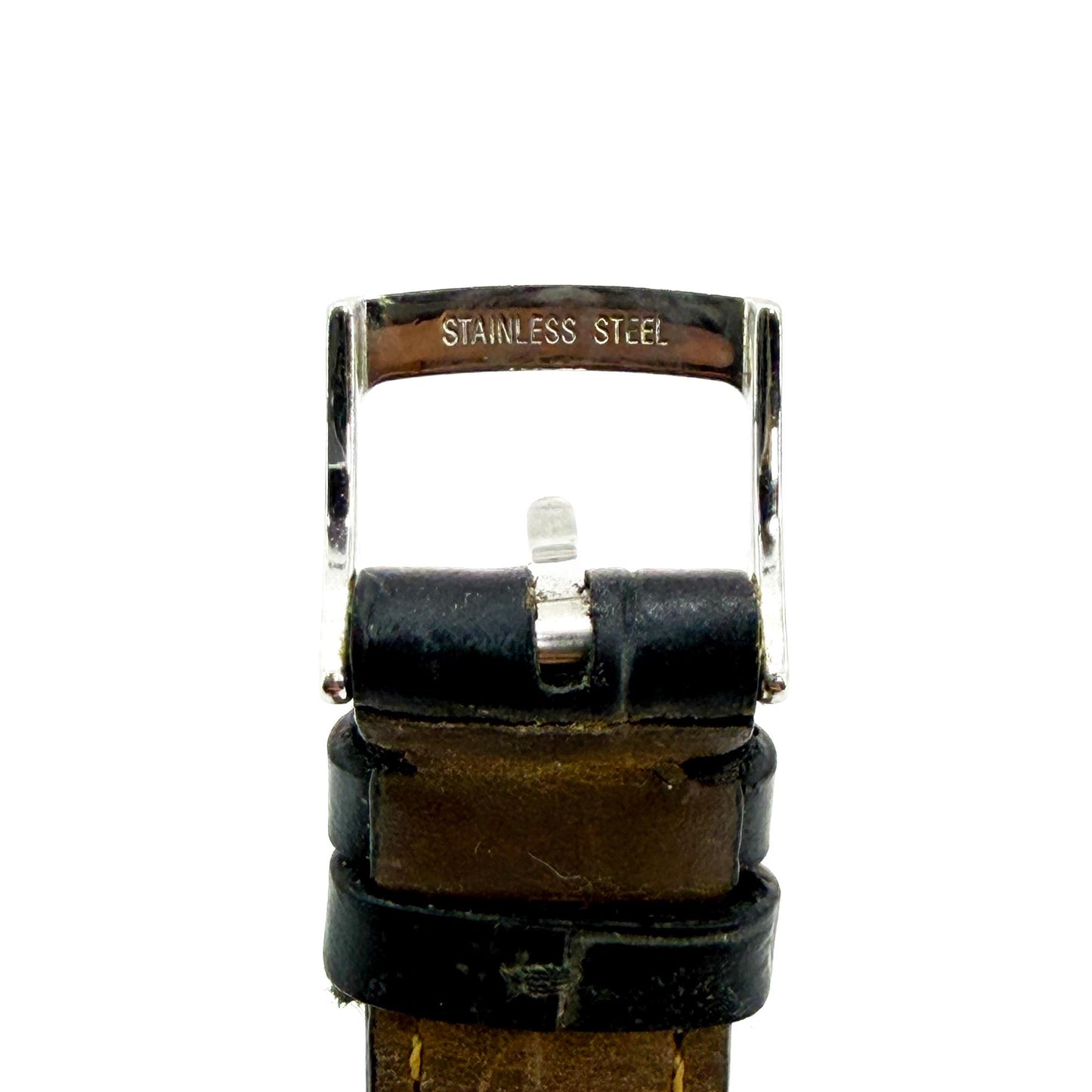 Bulgari Bulgari Blue Dial Black Leather Watch