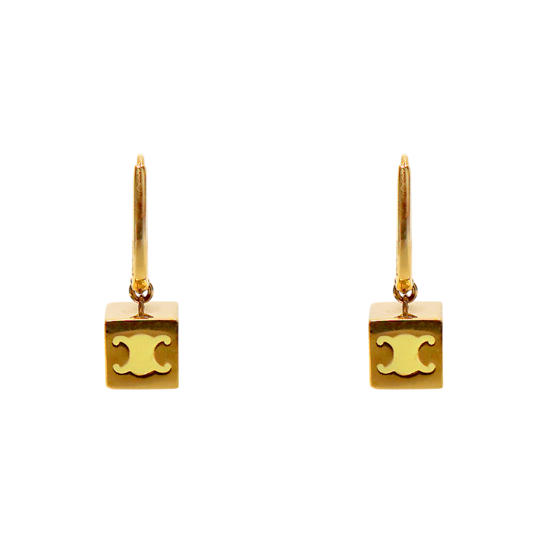 Céline Triope Cube Earrings