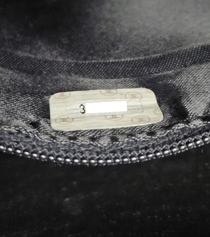 Chanel Black Patent Quilted CC Chain Shoulder Bag