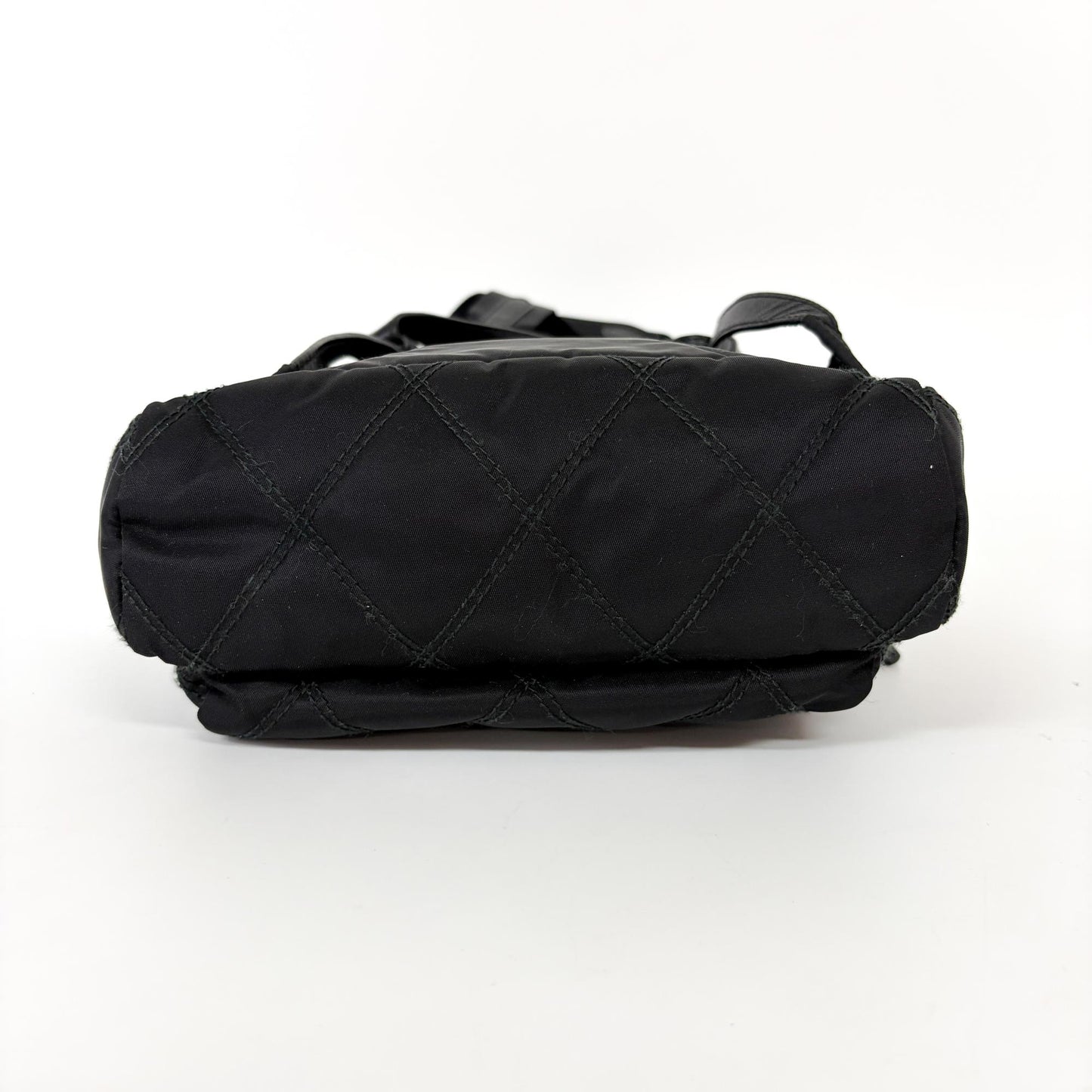 Prada Quilted Nylon Small Backpack Black