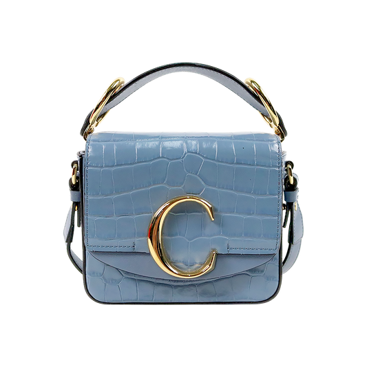 Chloé Blue Crocodile C Bag