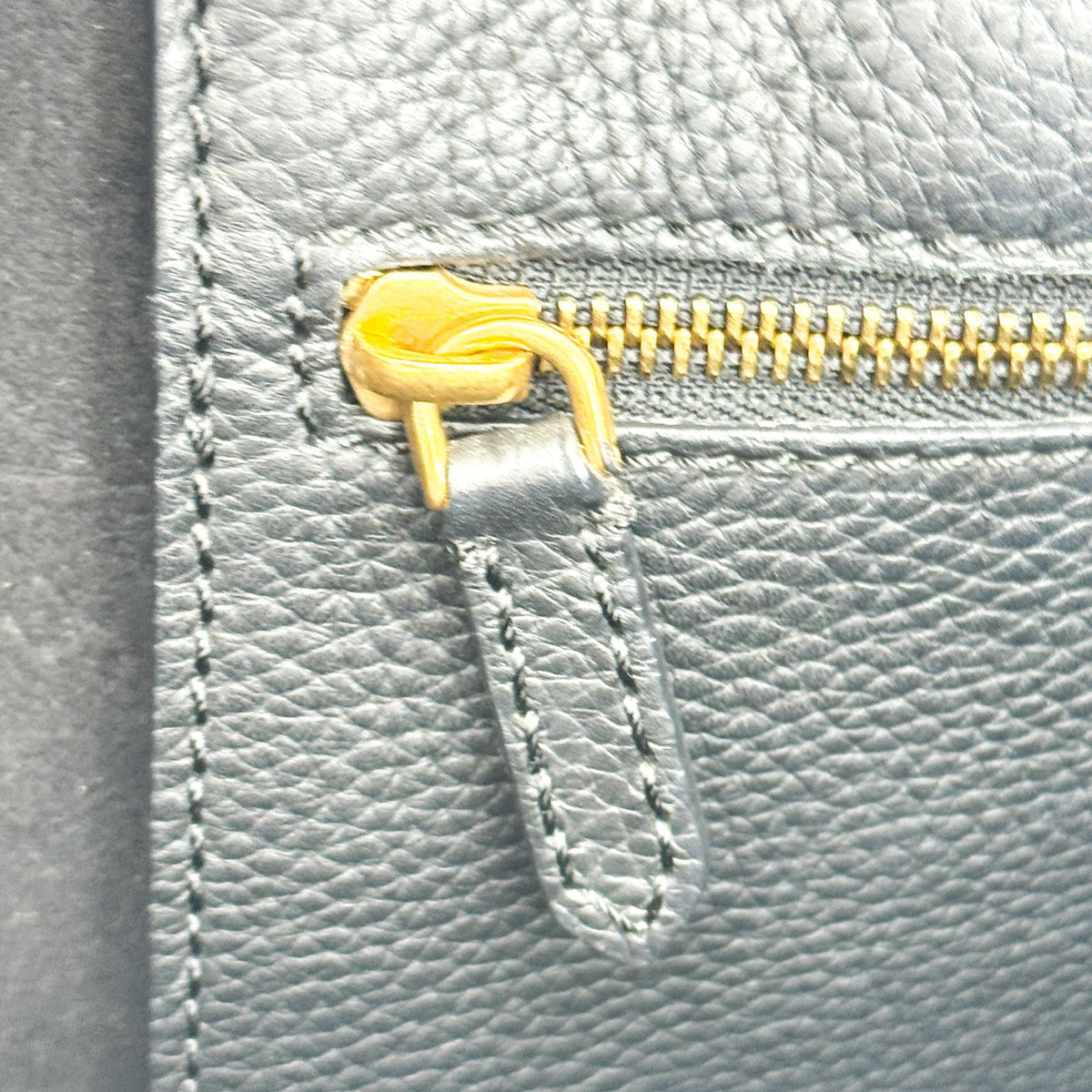 Burberry Embossed Logo Leather Tote Bag Black