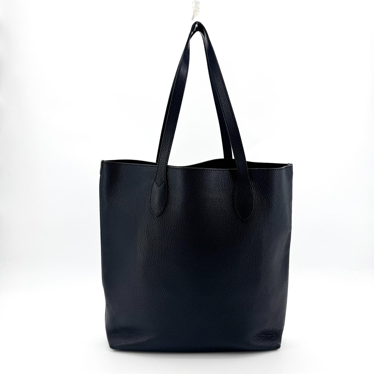 Burberry Embossed Logo Leather Tote Bag Black