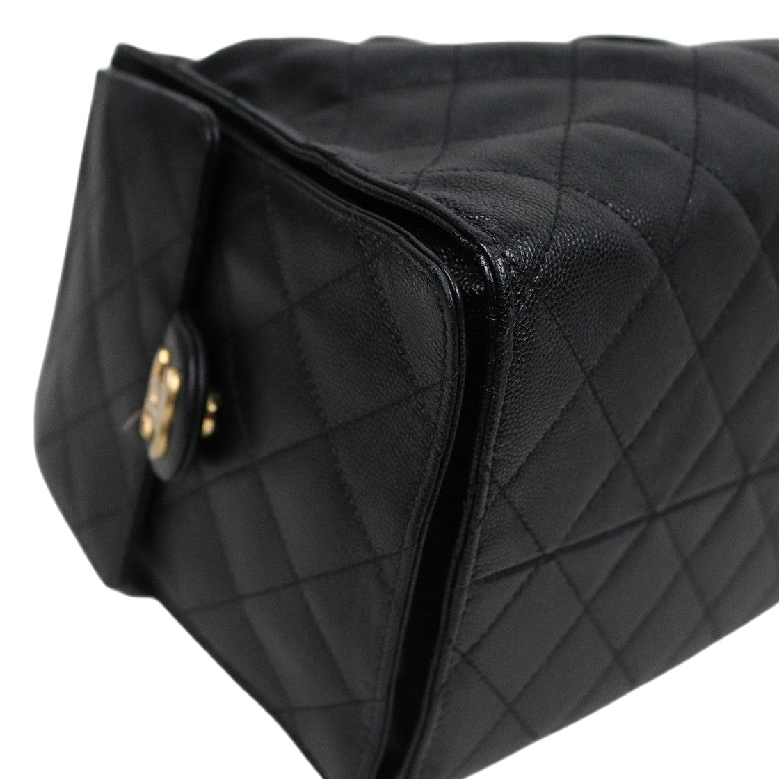 Chanel Black Medium Caviar 25 Bag