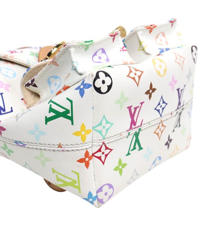 Louis Vuitton X Murakami White Multicolor Backpack