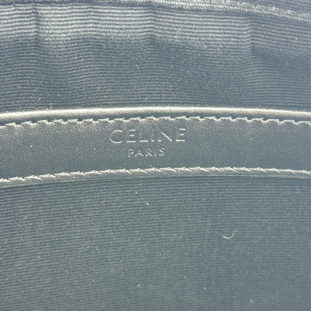 Celine Triomphe Canvas CELINE Print Camera Bag Black