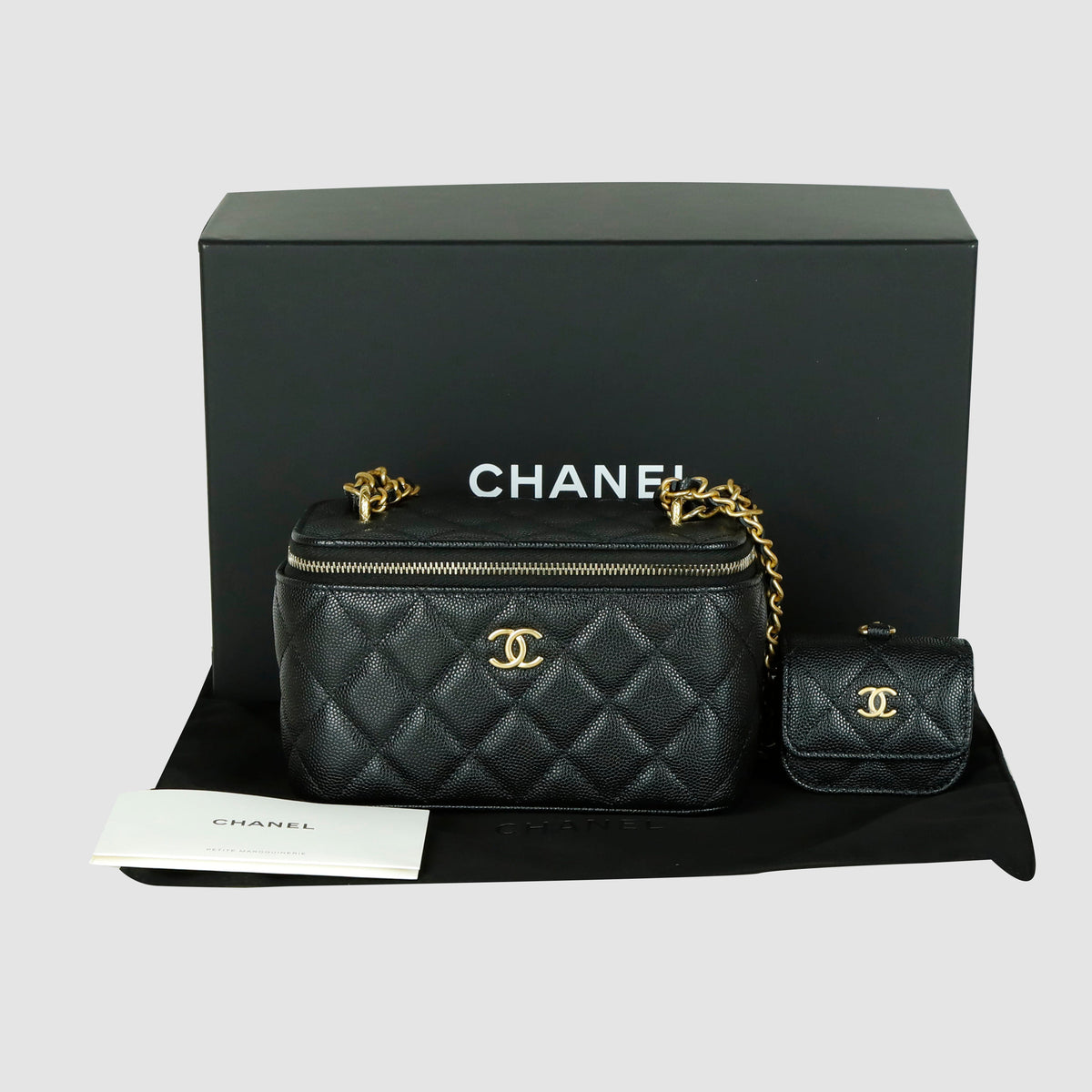 Caviar Vanity AirPods Case Shoulder Bag Crossbody Bag AP3376