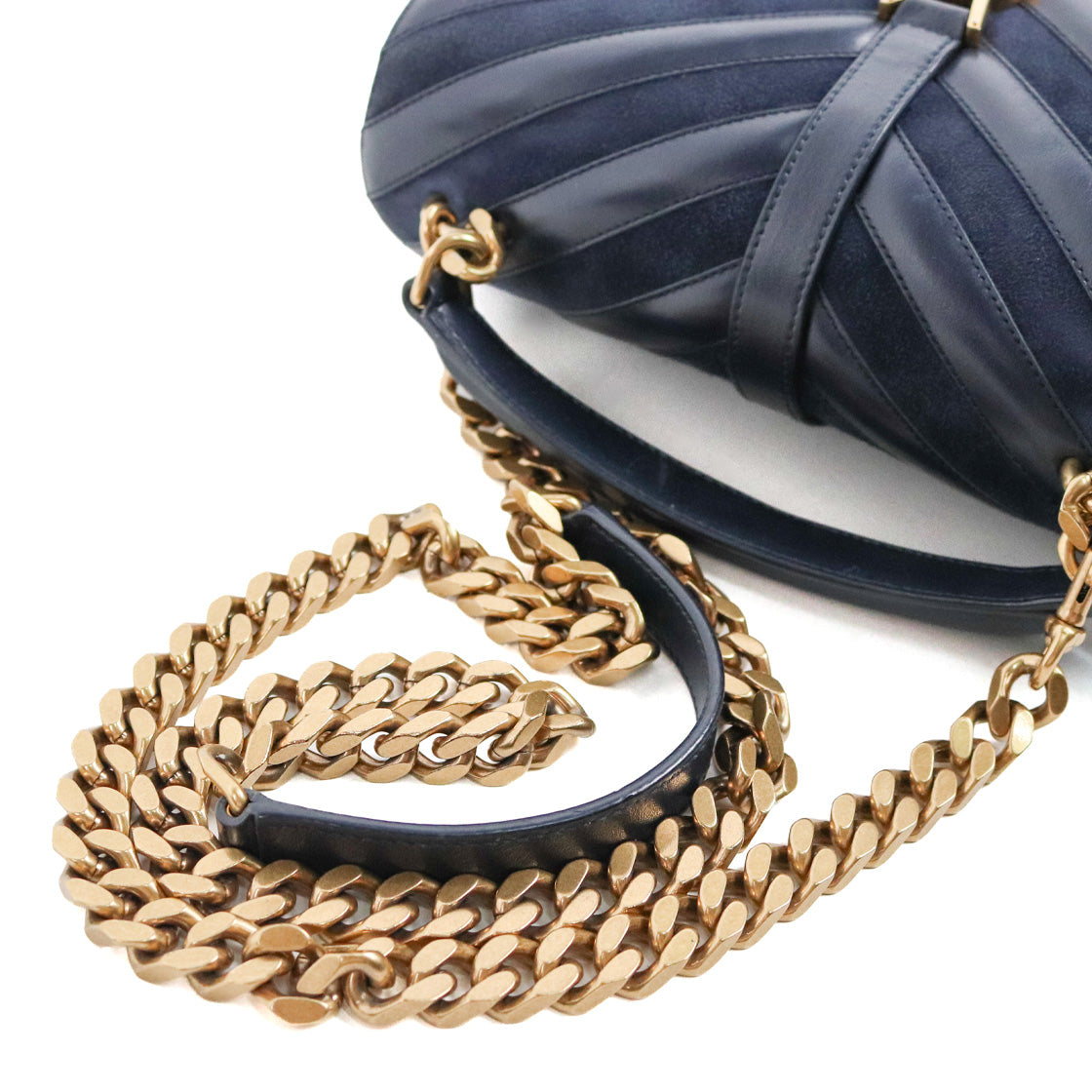 Saint Laurent Navy Medium College Bag